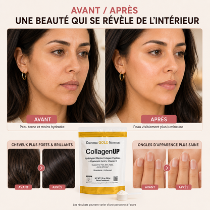 CollagenUP® – Collagène Marin pour Peau, Cheveux, Ongles et Articulations