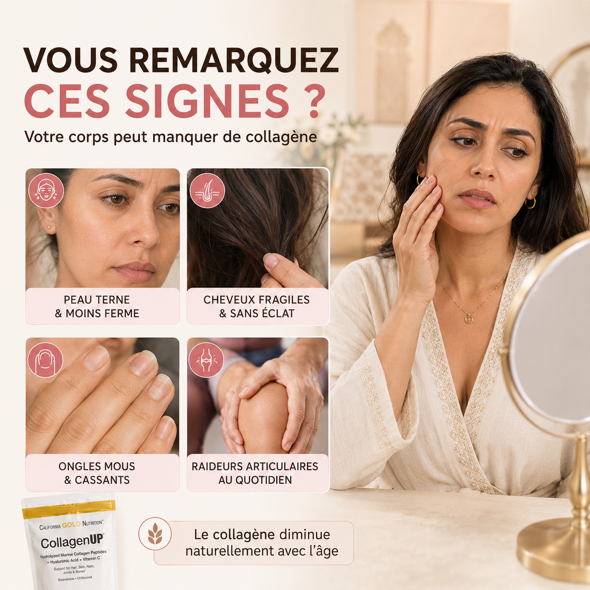 CollagenUP® – Collagène Marin pour Peau, Cheveux, Ongles et Articulations