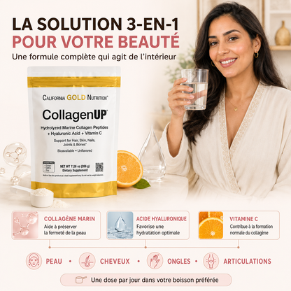 CollagenUP® – Collagène Marin pour Peau, Cheveux, Ongles et Articulations